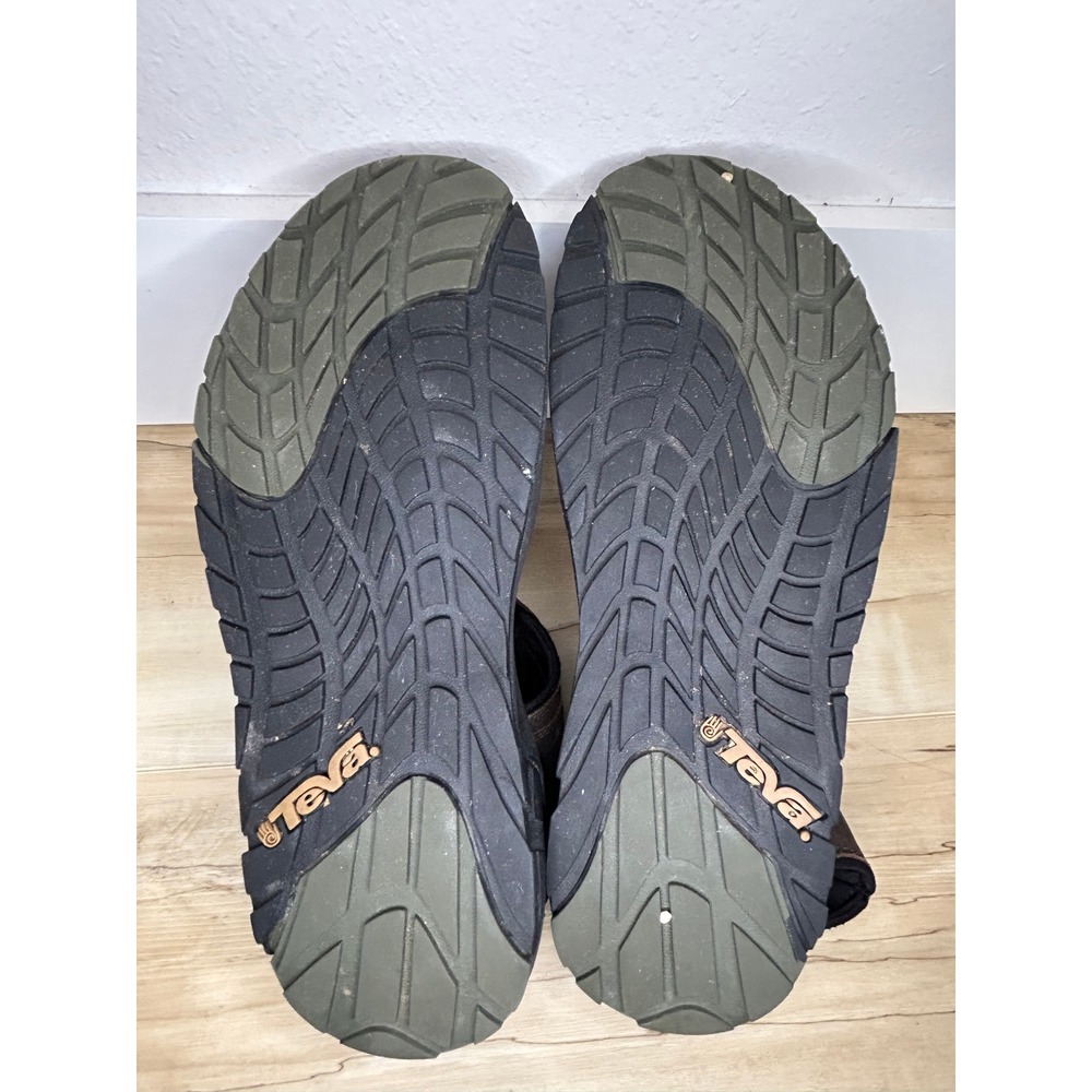 Teva Hiking Sandals Mens Brown Leather Outdoor Walking 10 Gorpcore Active‎ 6787 - Picture 7 of 7